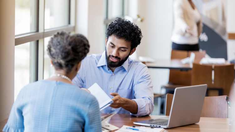 Happy person after getting a personal loan